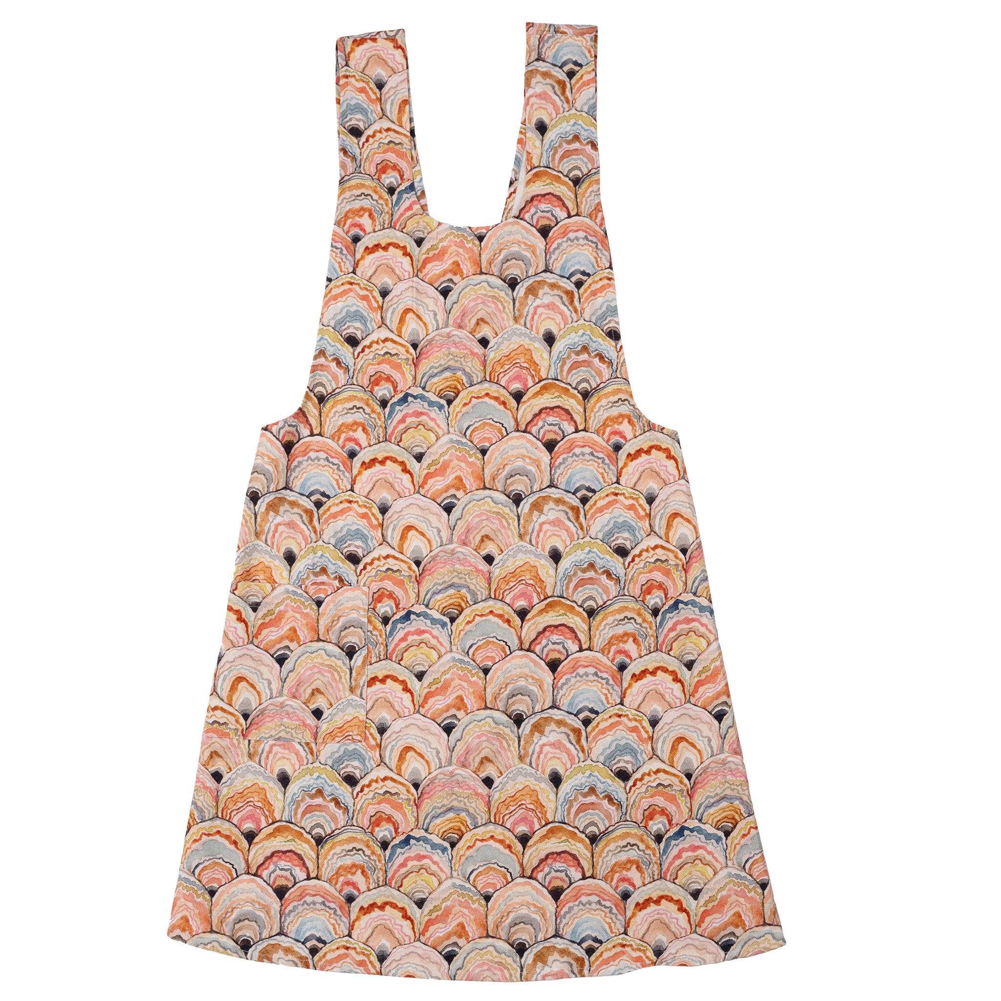 スカート oll kyoto POKET WIND APRON Linen Japanese Style Pinafore Apron - Epic Linen